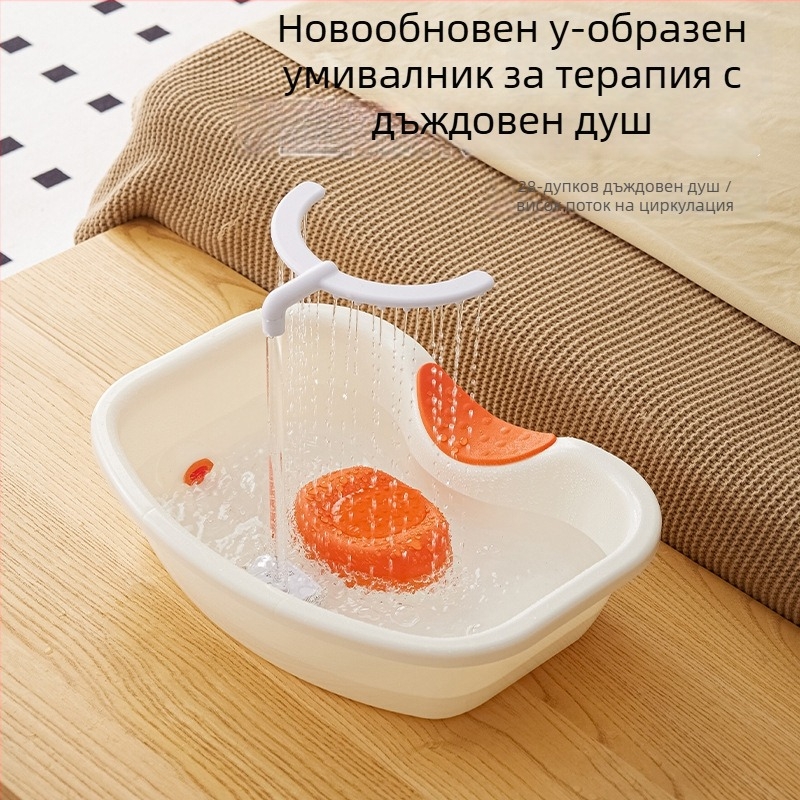 У-образен басейн за миене на коса с водна циркулация за домашна употреба – плосък легнал дизайн, грижа за косата според традиционна китайска медицина, отопление и постоянна температура