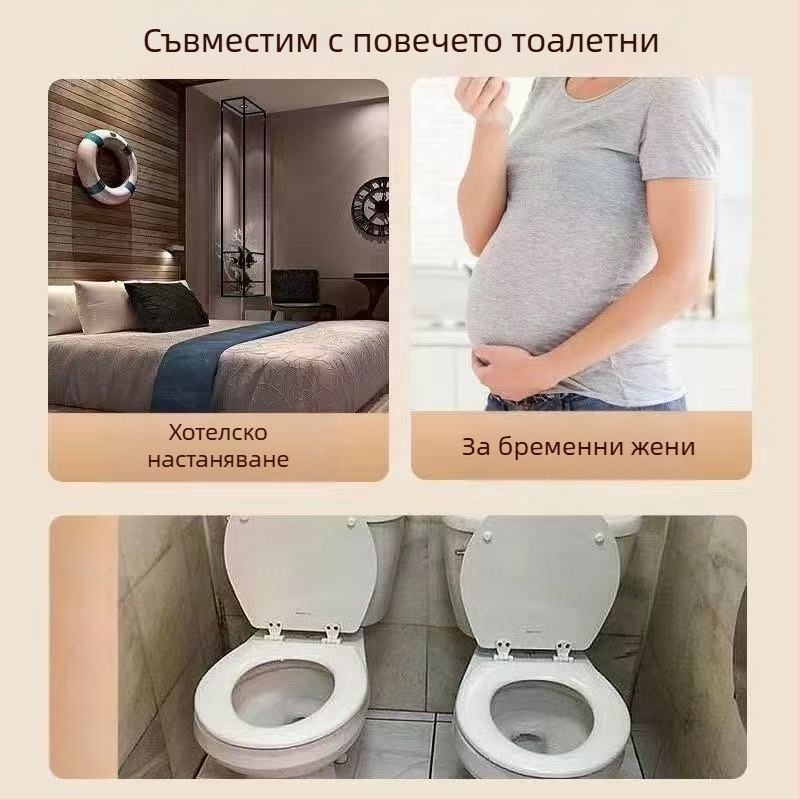 Еднократна удебелена водоустойчива покривка за седалката на тоалетната, за болници и хотели, преносима за пътуване