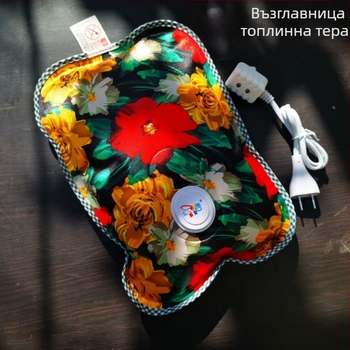 Hongtai зареждаема бутилка за гореща вода, взривозащитена, топлинен уред за ръце и за легло, гладка повърхност, симпатично, електрическо отоплящо устройство по национален стандарт, вече напълнена с вода