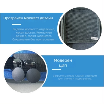 Eva кутия за съхранение на стетоскоп – многофункционална домашна медицинска чанта, размери 27×14×4,5 см