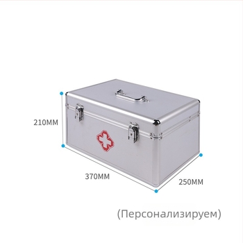 Портативна полева метална аптечка, алуминиева спешна аптечна кутия и кутия за съхранение на лекарства