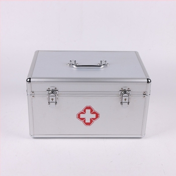 Портативна полева метална аптечка, алуминиева спешна аптечна кутия и кутия за съхранение на лекарства