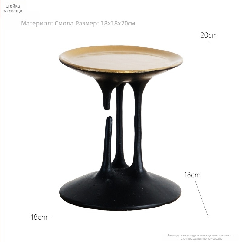 Свещник от смола в стил Ваки-Саби