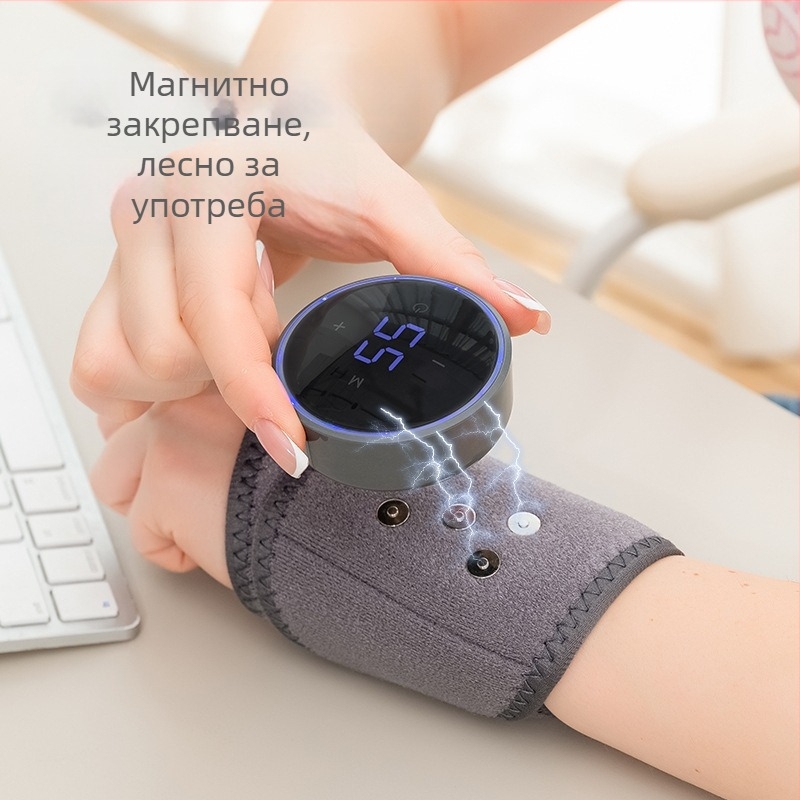 Електрически графенов горещ компрес за китка — масажор за облекчаване на болка с интелигентен контрол на температурата