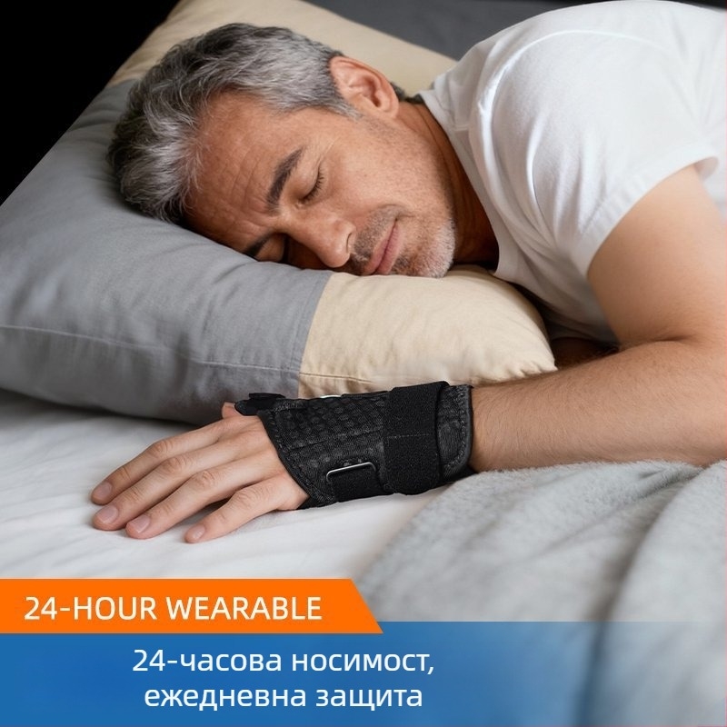 Регулируема китна поддръжка с защита на палеца и дишащи ръкавици за спорт