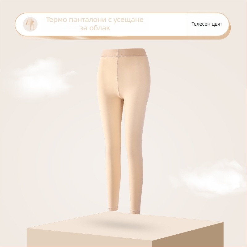 Дамски термо комплект за есен-зима: тънък безшевен базов слой, горнище и долнище