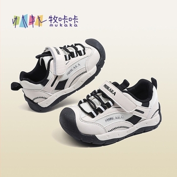 Стилни обувки за прохождане за деца, мека подметка, защита срещу удар, дишащи, пролет 2026