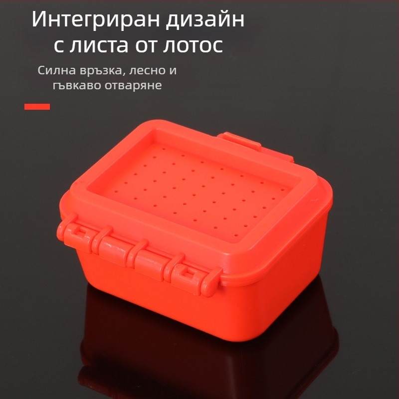 Titan Многофункционална кутия за живи примамки за червеи и пясъчни червеи, изолирана дишаща мокра кутия за риболовни принадлежности
