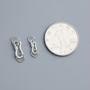 925 стерлингово сребро, S-образна закопчалка за бижута, свързващ елемент за колиета и гривни – ръчно изработен DIY аксесоар