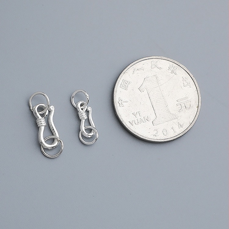 925 стерлингово сребро, S-образна закопчалка за бижута, свързващ елемент за колиета и гривни – ръчно изработен DIY аксесоар