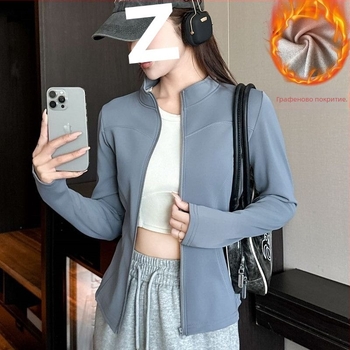 Графеново ветроустойчиво топло дамско яке за есен и зима – външно спортно яке с дълги ръкави