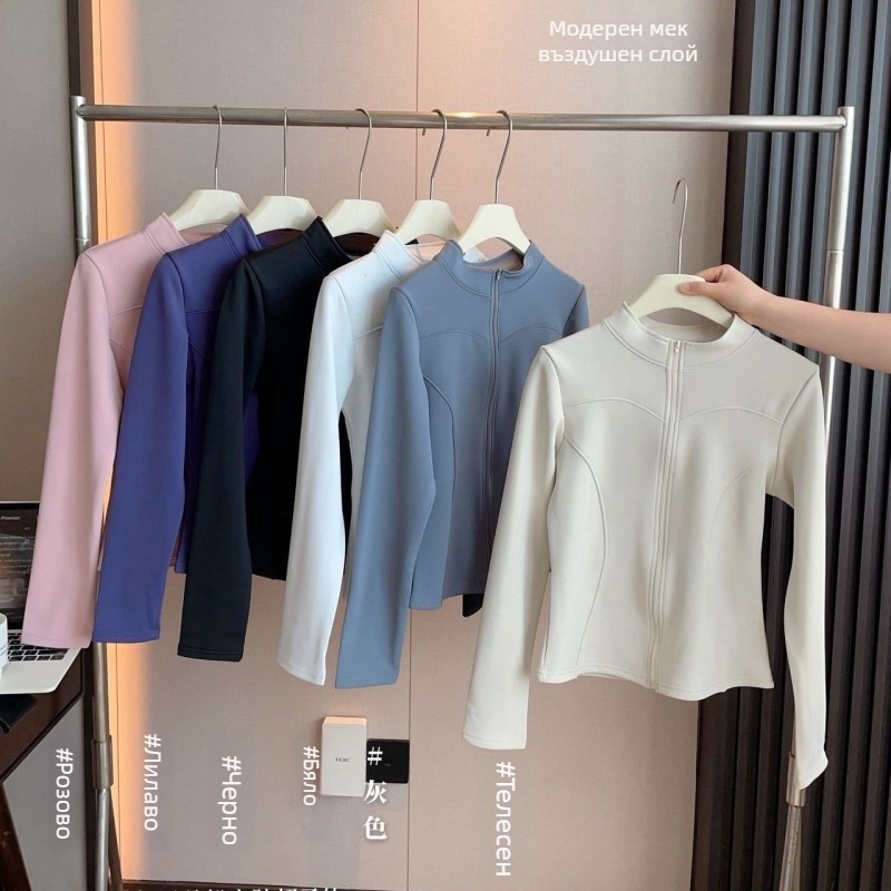 Графеново ветроустойчиво топло дамско яке за есен и зима – външно спортно яке с дълги ръкави