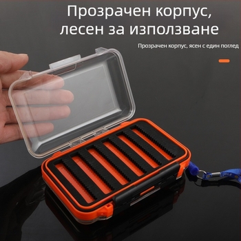 Водоустойчива кутия за примамки за морски риболов с голям капацитет – съхранение на меки и фалшиви примамки