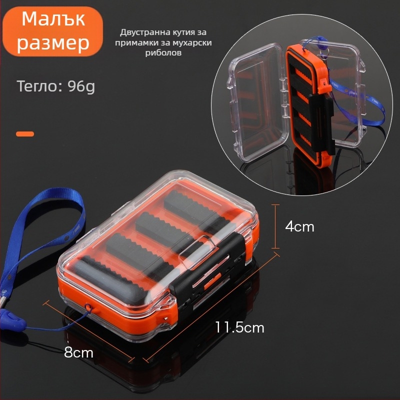 Водоустойчива кутия за примамки за морски риболов с голям капацитет – съхранение на меки и фалшиви примамки