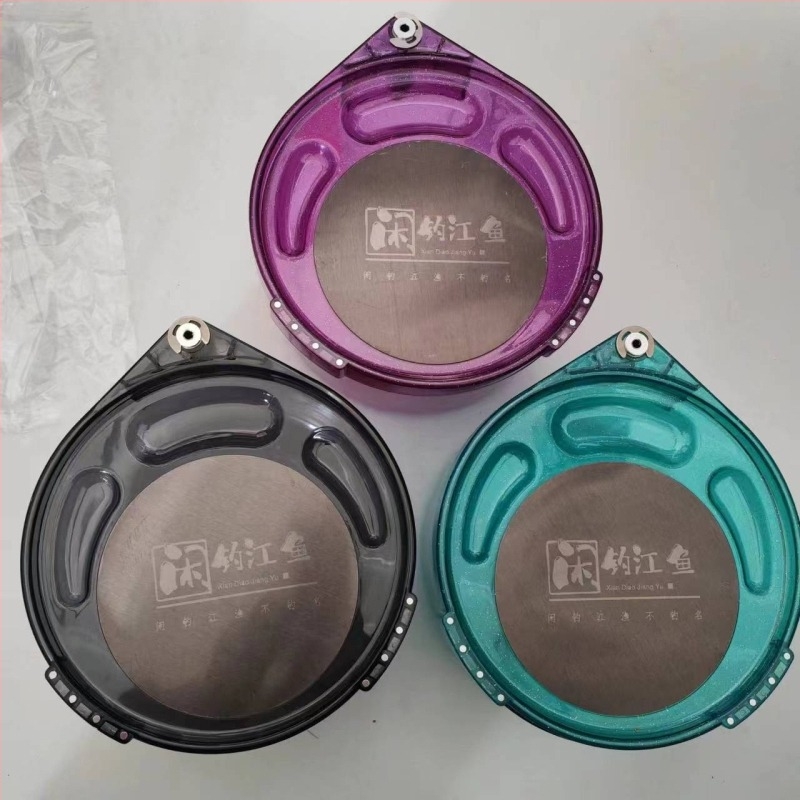 Магнитна плоча за примамки с пълен капак, усилена и удебелена, с мощни магнити, универсална плоча за примамки за риболов в черни дупки и за риболовни столчета