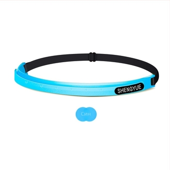 Нова еластична спортна лента за глава, попиваща пот, с печат на лого, подходяща за маратон