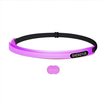 Нова еластична спортна лента за глава, попиваща пот, с печат на лого, подходяща за маратон