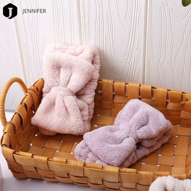 Корейски стил пухена лента за глава от коралов велур за измиване на лицето и грим, спортна лента с панделка