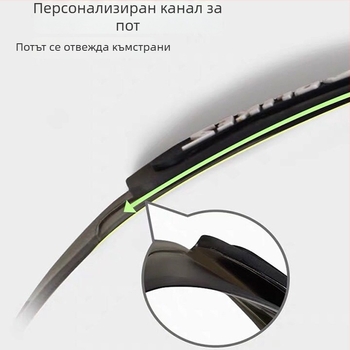 Силиконова лента за попиване на пот за глава – спортна лента за бягане, колоездене и фитнес