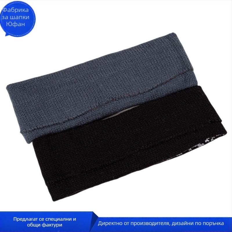 RPET плетена спортна лента за глава, жакардов дизайн, абсорбираща потта лента за челото, персонализирана изработка