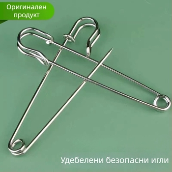 Високоустойчив неръждаем стоманен щифт за дрехи, винтидж брошка за украса, декоративен клип-пин