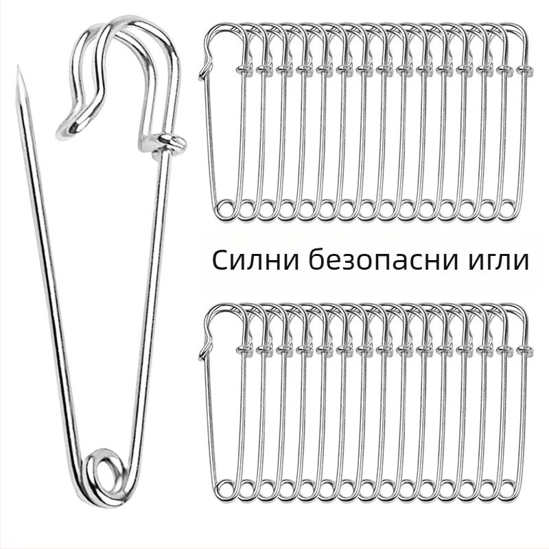 Високоустойчив неръждаем стоманен щифт за дрехи, винтидж брошка за украса, декоративен клип-пин