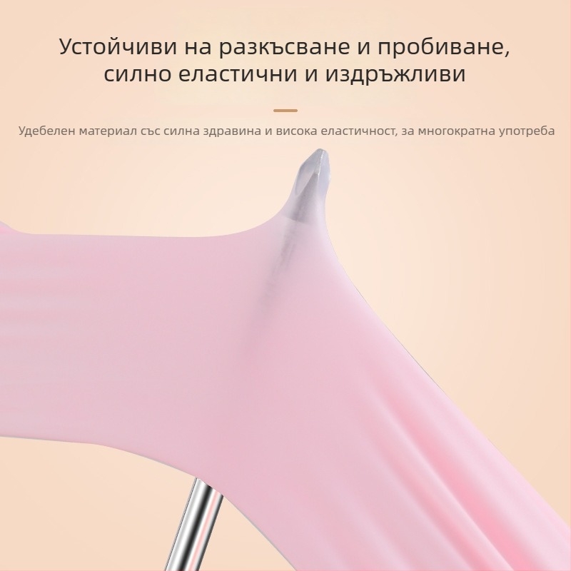 Нитрилни кухненски ръкавици за миене на съдове, дълги маншети, хранителен клас, водоустойчиви и маслоустойчиви