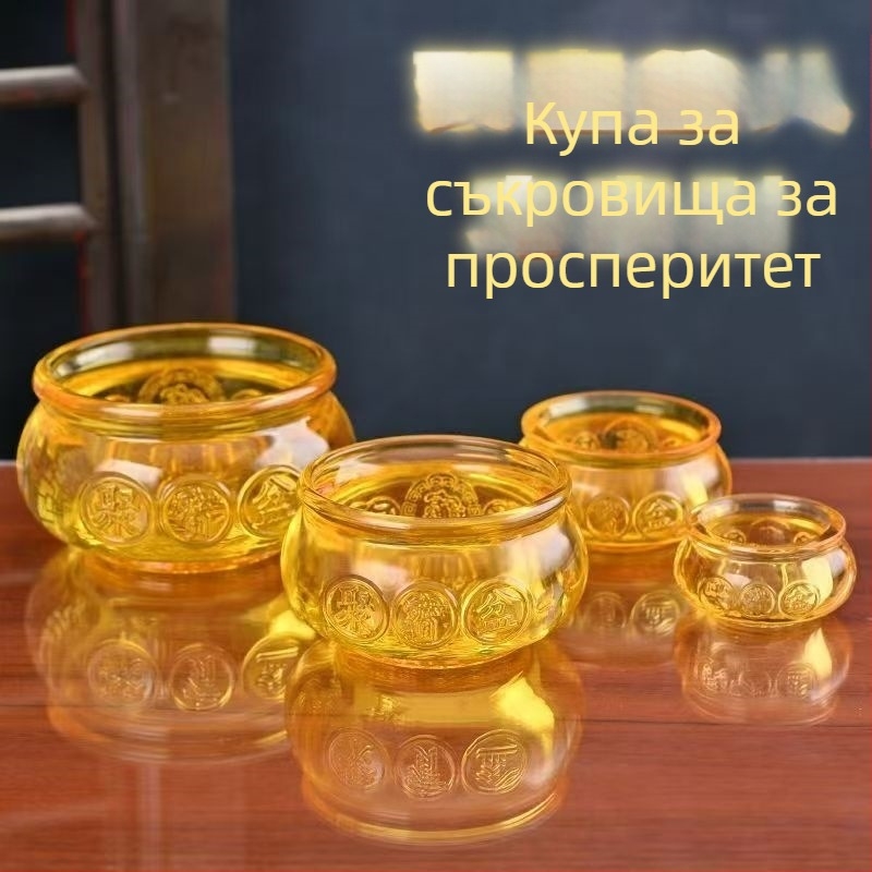 DIY кристално стъклено съдче за просперитет и късмет — за офис, хол и антре
