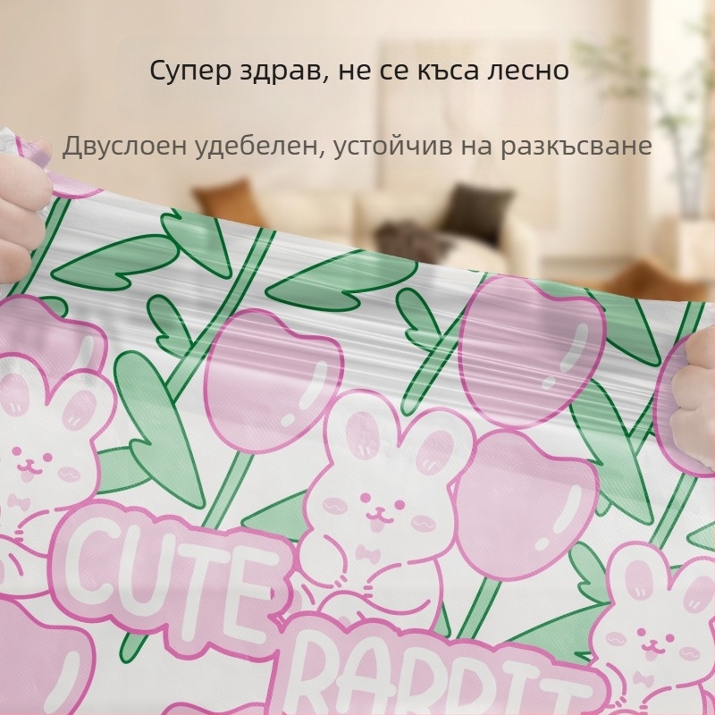 Торби за боклук с връзки, за домашно използване, преносими и удебелени, големи кухненски за общежития
