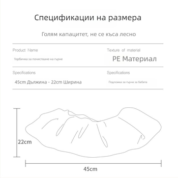 Биоразградими еднократни торбички за детско гърне