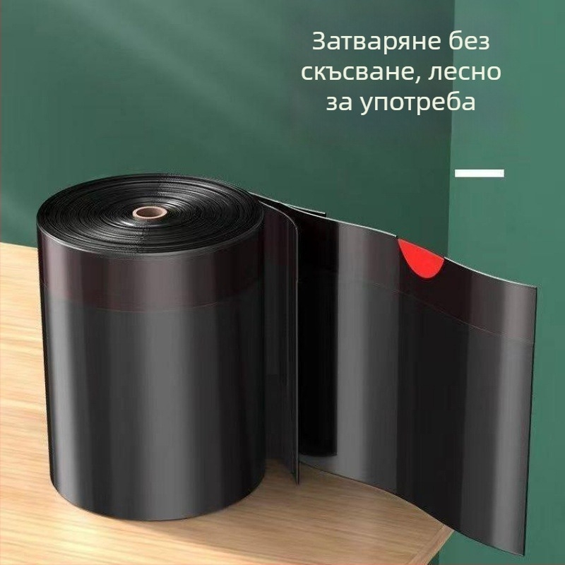 Скандинавски ултра дебели черни торбички за отпадъци с връзки за домашна употреба — кухня и баня