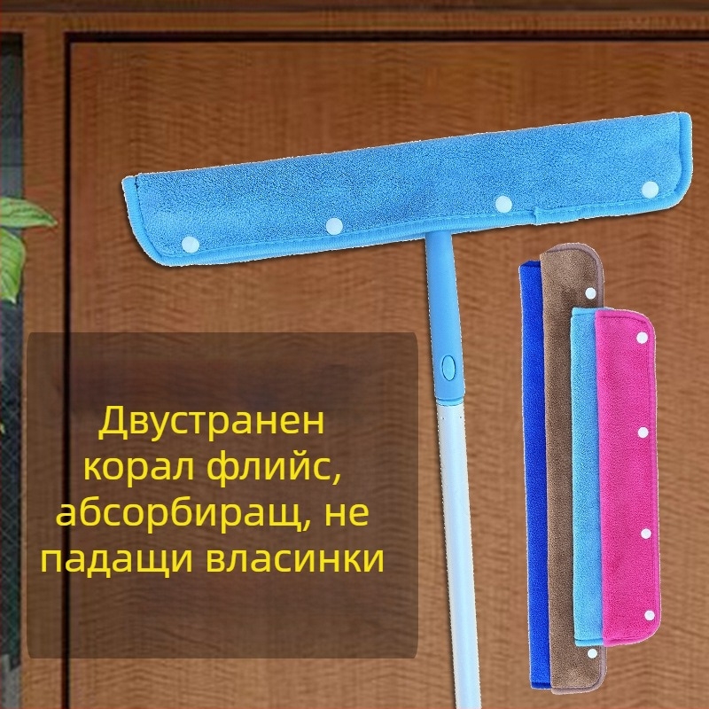 Сменяем микрофибърен плат за магическа метла, абсорбиращ коралов плюш плат за моп