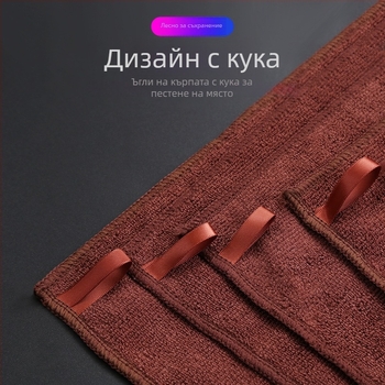 Дебела кухненска микрофибърна кърпа за съдове — абсорбираща, без мазнини, почистваща кърпа за миене на съдове