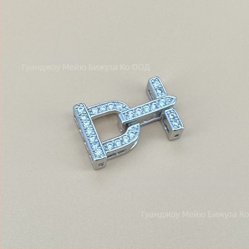 Ретро закопчалка за гривна/гердан с много редове zirconia, 18K позлатена медна основа, DIY аксесоар за завършване