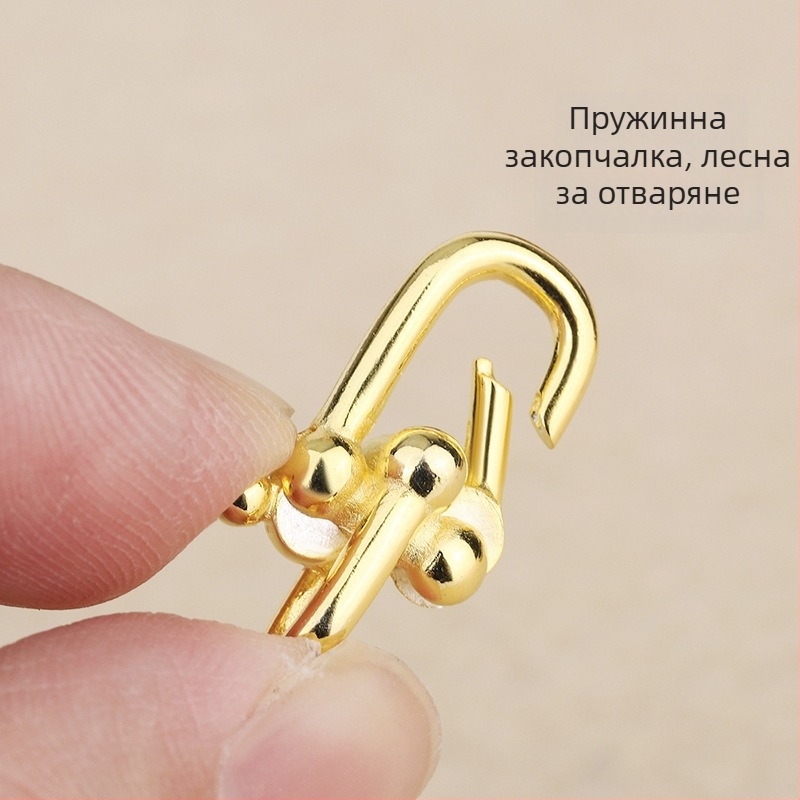 Tingxiangkai S925 стерлингово сребро — свързващ обков за огърлица и гривна, DIY аксесоар за бижута
