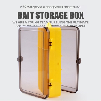 Двустранна риболовна кутия за съхранение, преносима кутия за примамки и куки за открит риболов