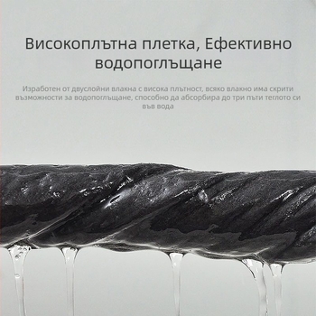 Микрофибър кърпа за почистване на стъкло и автомобил, удебелена, без власинки, без следи, 310 g