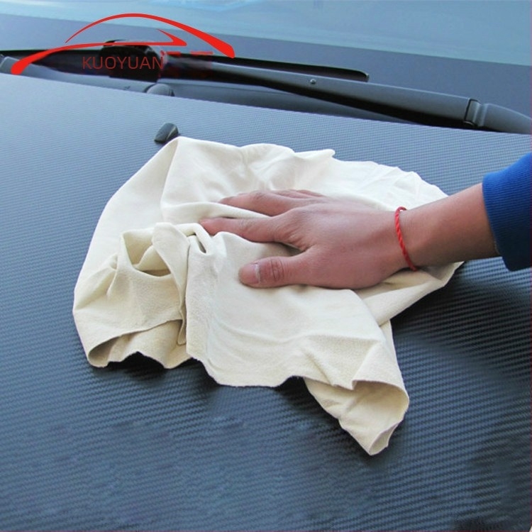 KY-017 Велурена кърпа за миене на автомобил, голяма 50×80 см, бързосъхнеща и силно абсорбираща