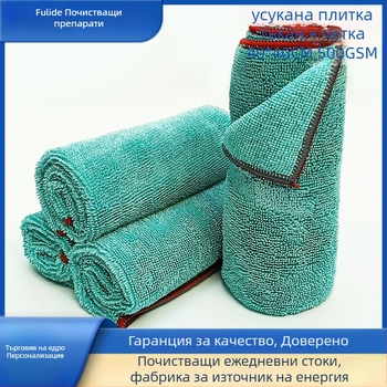Дебела микрофибърна кърпа за миене на автомобил, абсорбираща