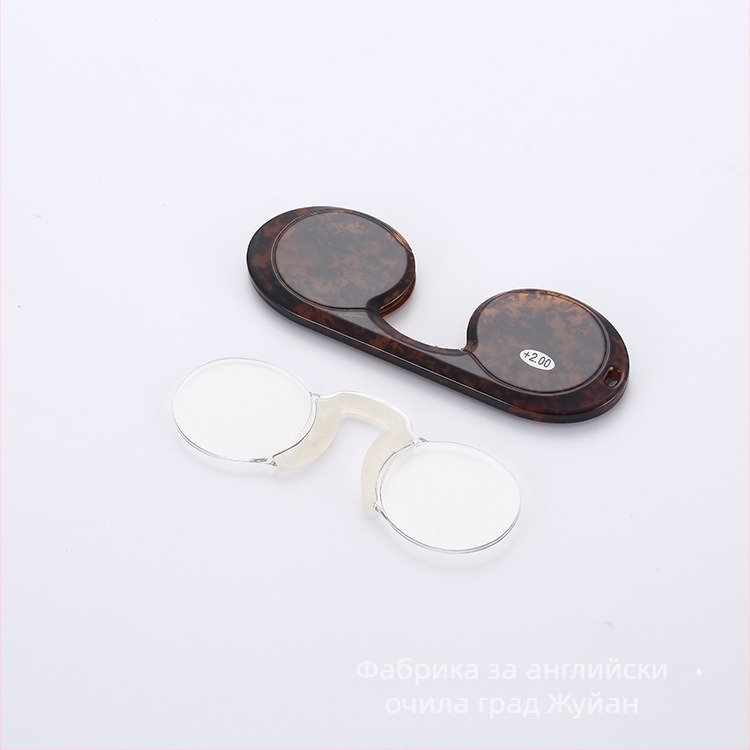 Унисекс очила за четене със клип за носа, комфортни, анти-синя светлина и HD лещи.