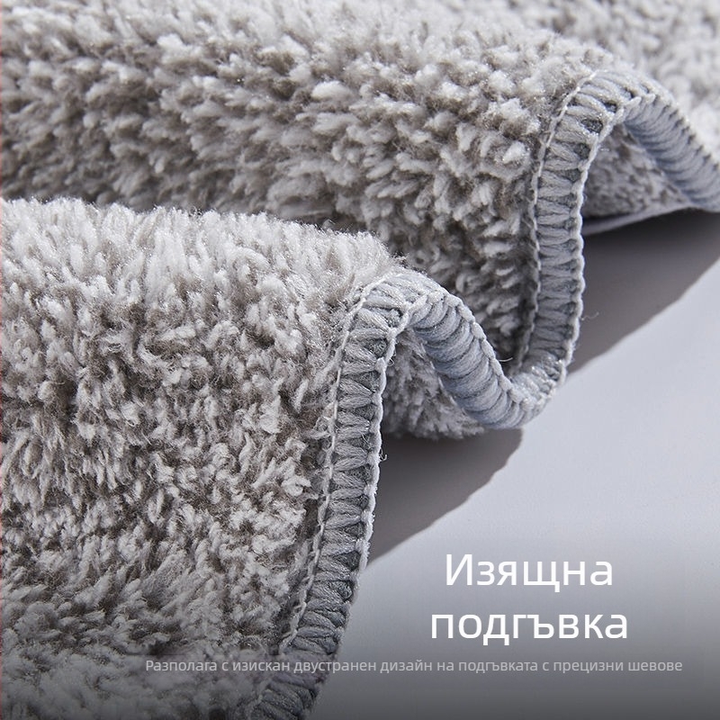 Японски стил кърпа за почистване от бамбуково въглеродно влакно, мека кърпа за миене на съдове, дебела абсорбираща кухненска кърпа