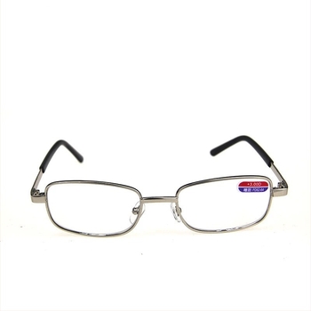 Очила за четене с метална рамка, лещи от смола, минималистичен стил, за средна възраст и възрастни