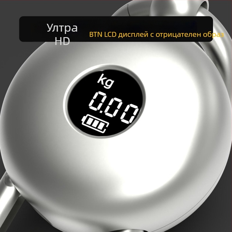 Изцяло метален ключодържател електронен часовник с колан за талия, многофункционален