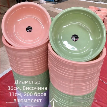 Пластмасова мивка за баня, удебелена конструкция, 36 см, за общежития и домакинство