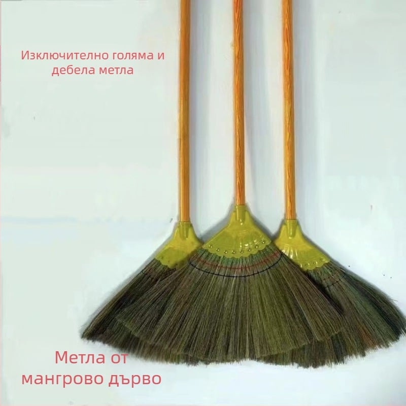 Домашна метла с меки влакна за вътрешно почистване, не залепваща, удебелена и здрава