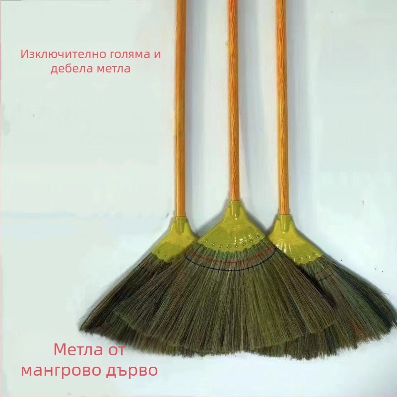 Домашна метла с меки влакна за вътрешно почистване, не залепваща, удебелена и здрава
