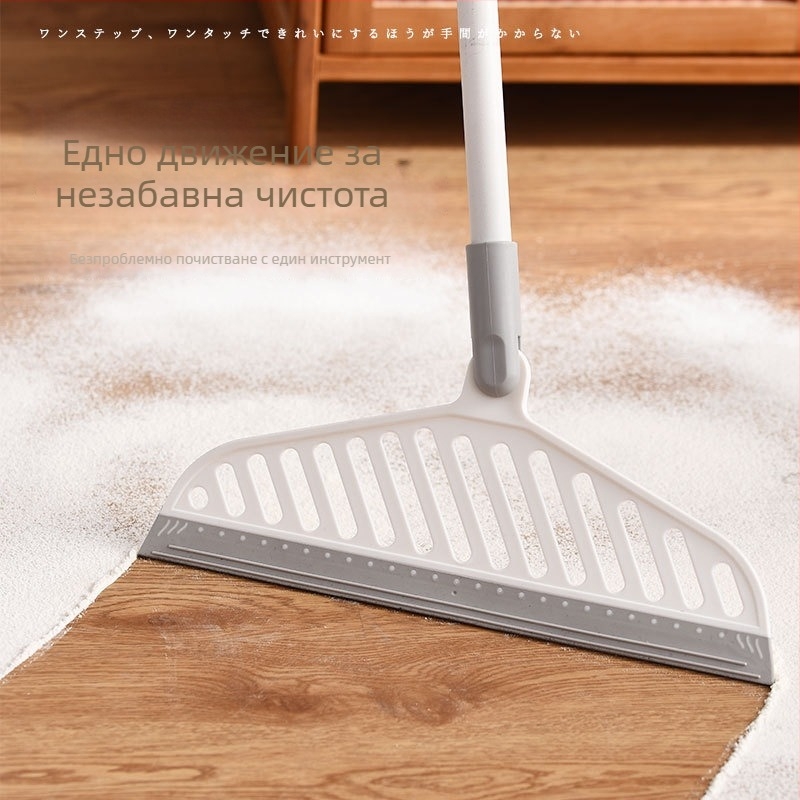 Многофункционална магическа метла за баня, сухо и мокро почистване, без задържане на косми