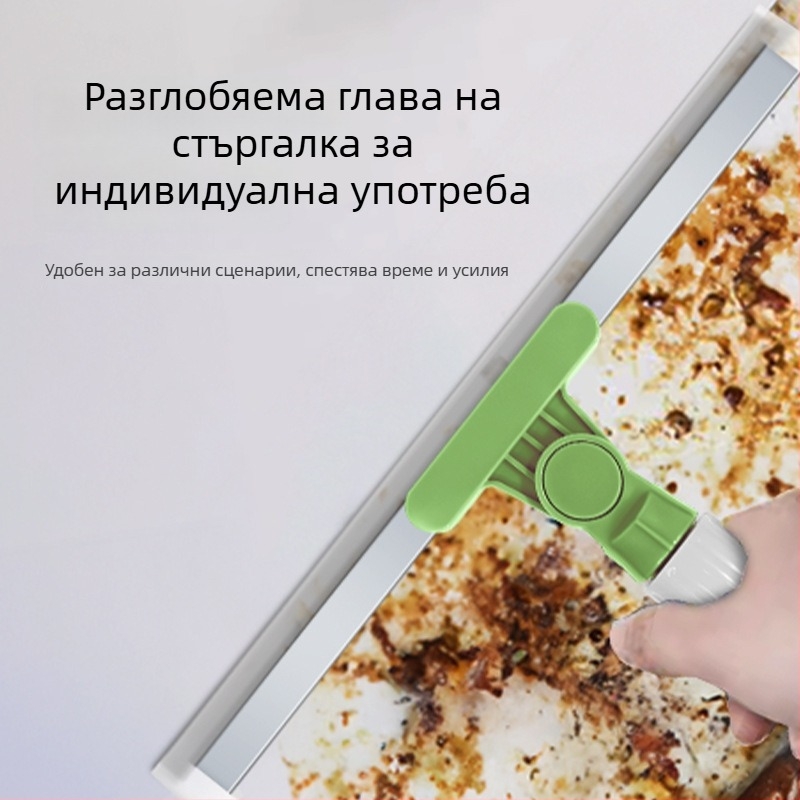 Силиконова метла със скребка за дома, магическа метла за баня, почистване и отстраняване на вода, не залепва за косми
