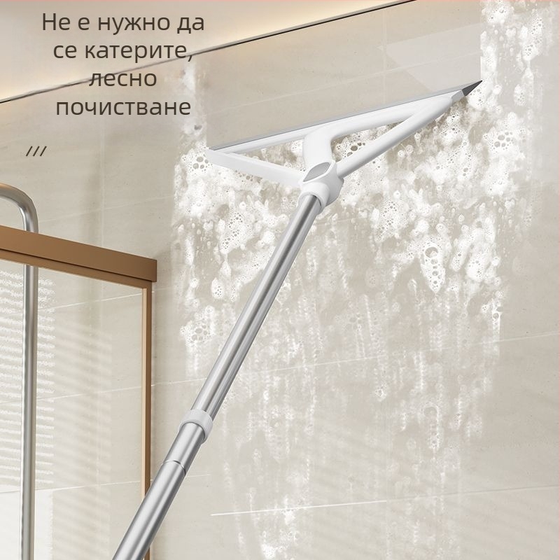 Домашна магическа метла за почистване – нова метла за баня, почиства пода, събира вода, косми не се задържат