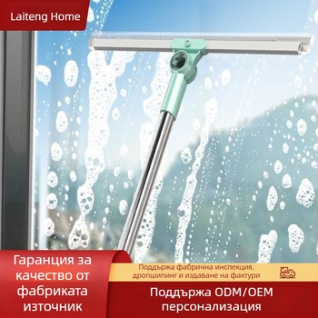 Силиконов моп за пода и банята, двуфункционален чистач